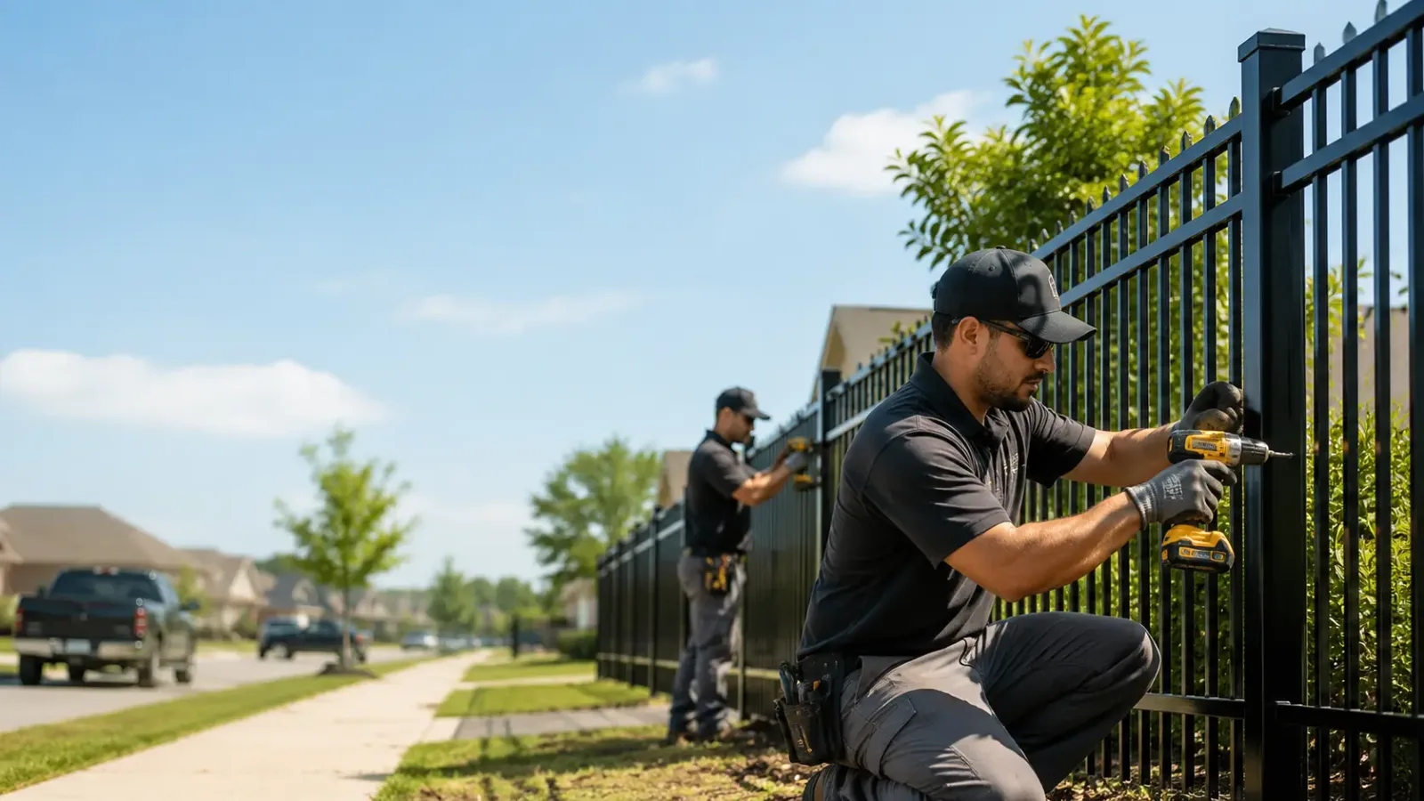 Metal Fence Installation in Burbank, OH
